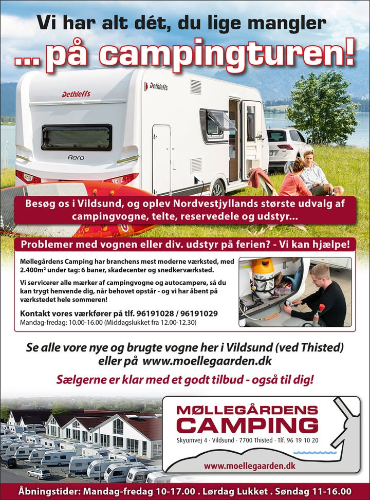 Møllegårdens Camping hjælper med det, du mangler på sommerturen