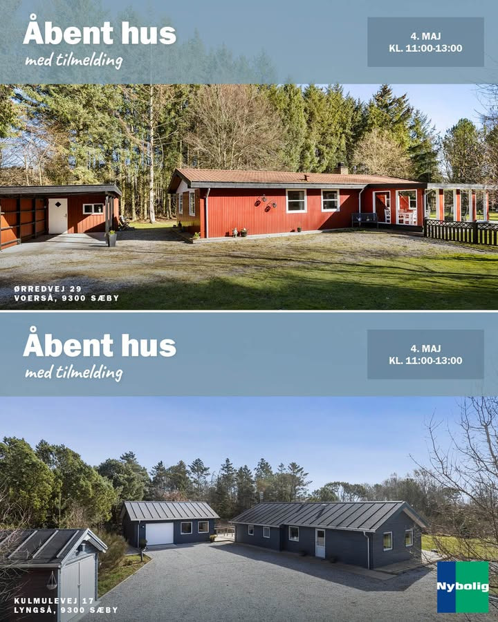 Nybolig Sæby A/S inviterer til åbent hus i Lyngså med tilmelding nødvendig