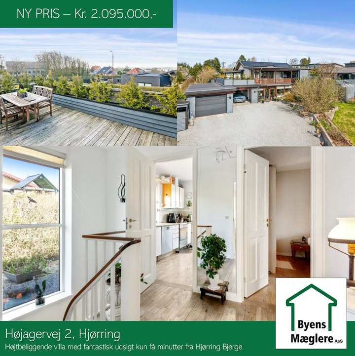 Byens Mæglere ApS, Hjørring annoncerer prisnedsættelse på attraktiv bolig