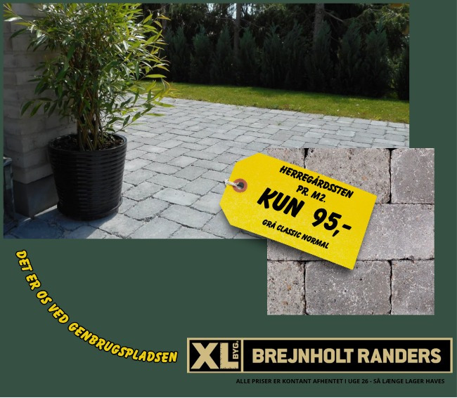 Få en stilfuld terrasse med XL-BYG Brejnholt Randers' fantastiske flisetilbud