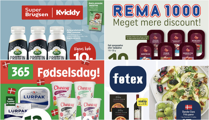 Lurpak smør til kun 12 kr. og Rocca Alata Valpolicella Ripasso til 50 kr. - se de lokale dagligvaretilbud