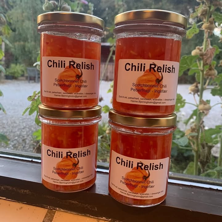 Fru Hansens Butik & Café har fået ny levering af den populære Chili Relish