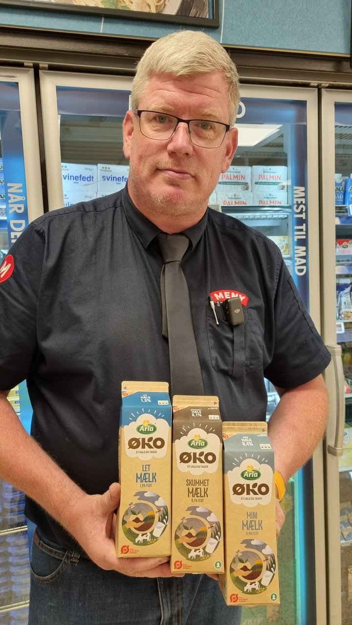 Meny Klarup tilbyder Arla økologisk mælk til 11,95 kr. på onsdage og torsdage