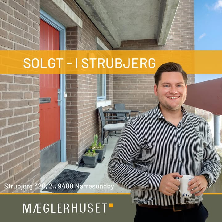 Mæglerhuset sælger lejlighed på Strubjerg i Nørresundby