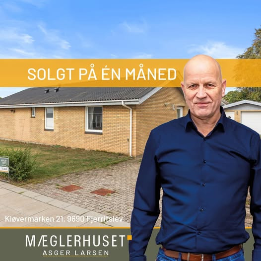Mæglerhuset har solgt Kløvermarken 21 i Fjerritslev på bare én måned