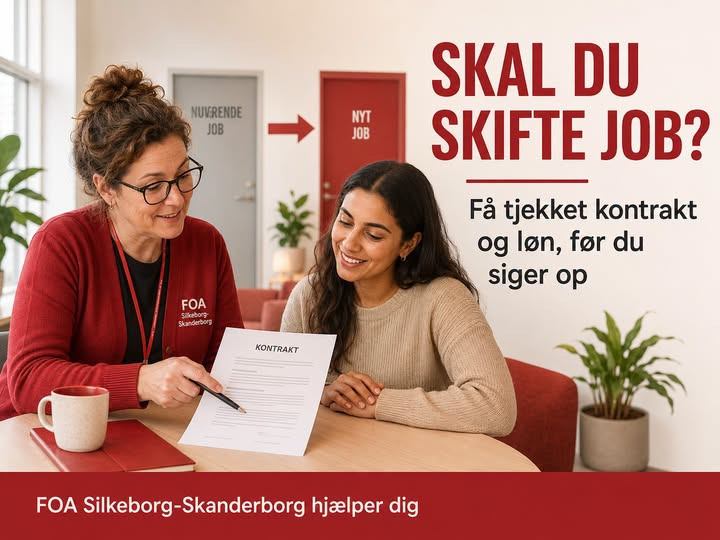 FOA Silkeborg-Skanderborg råder til at få papirerne på plads før jobskifte