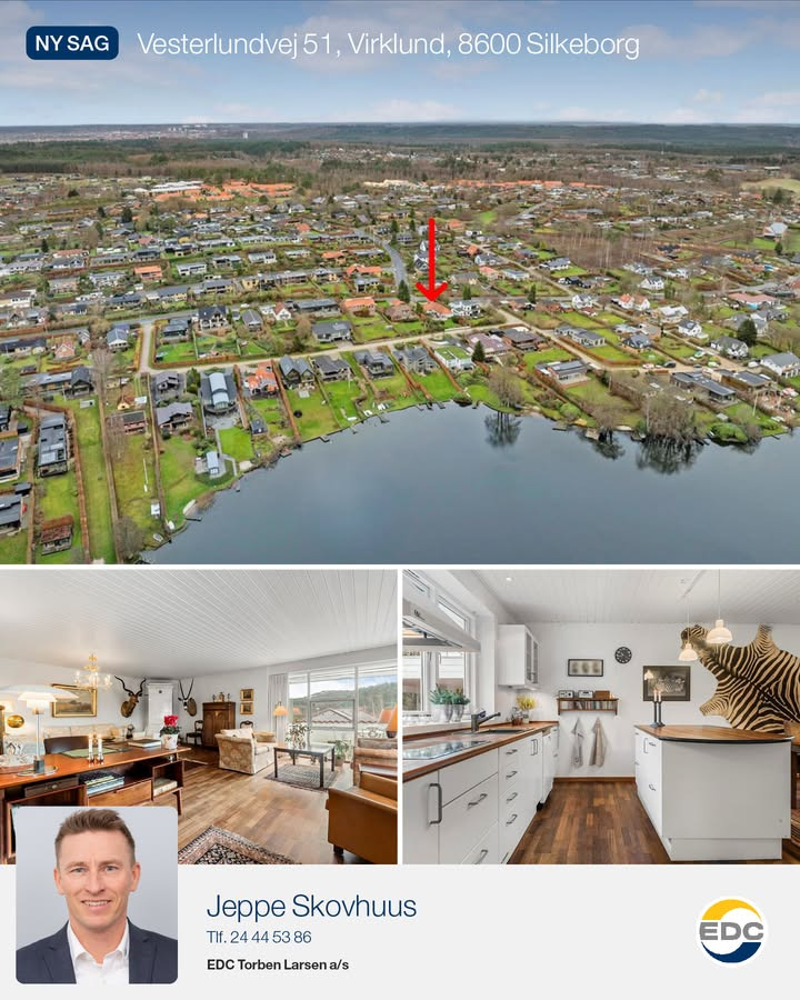 EDC Torben Larsen præsenterer: Fantastisk villa med søudsigt i Virklund, Silkeborg