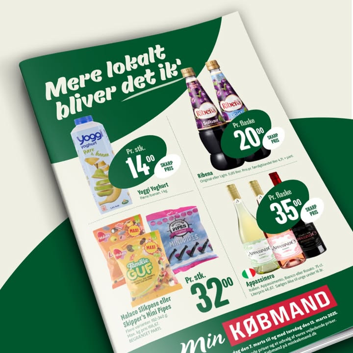 Min Købmand, Nim inviterer til at finde ugens madplan i deres avis