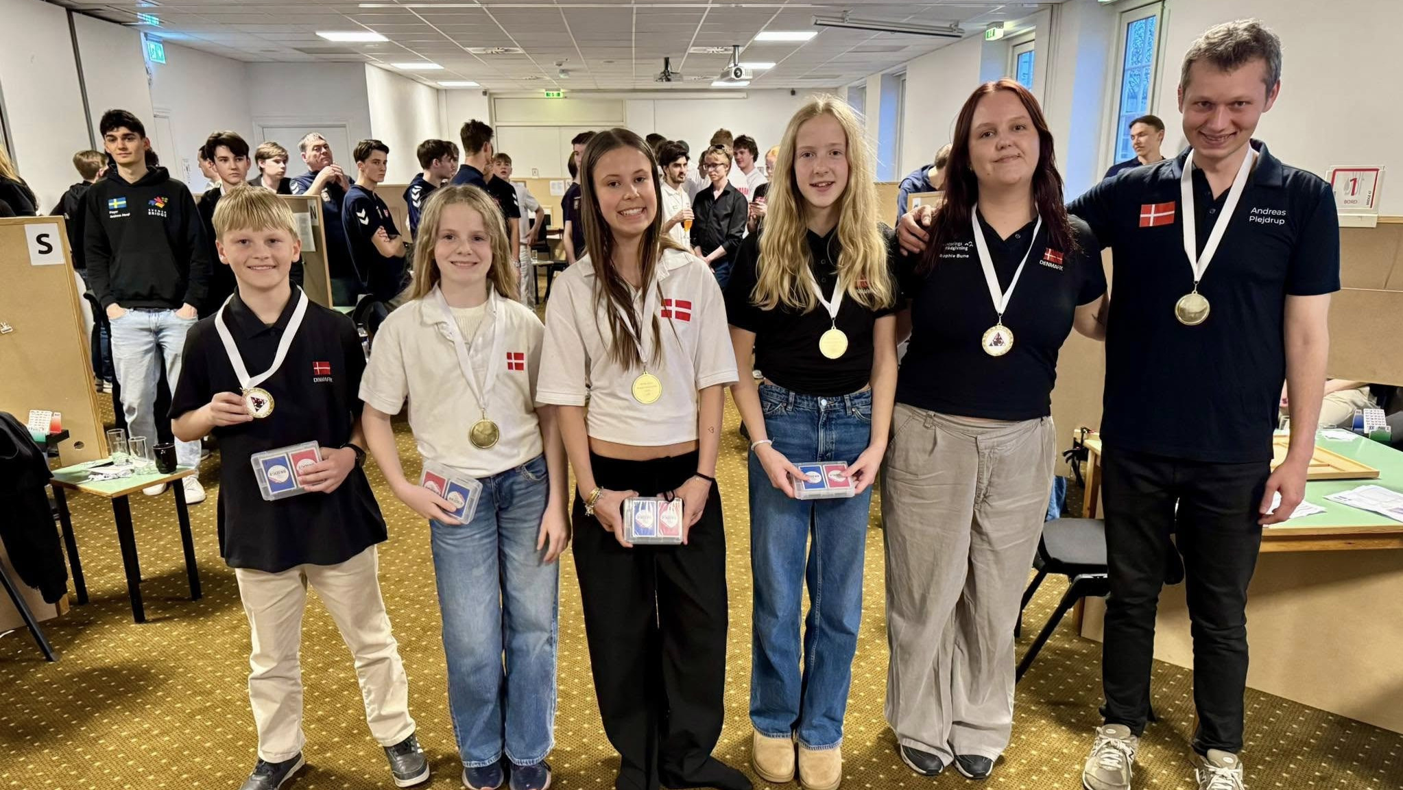 Bridge-juniorer vinder nordisk guld