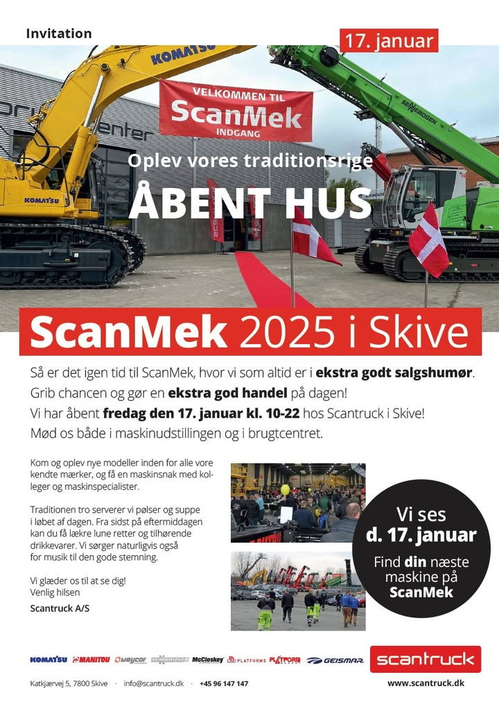 Scantruck A/S byder velkommen til ScanMek på fredag