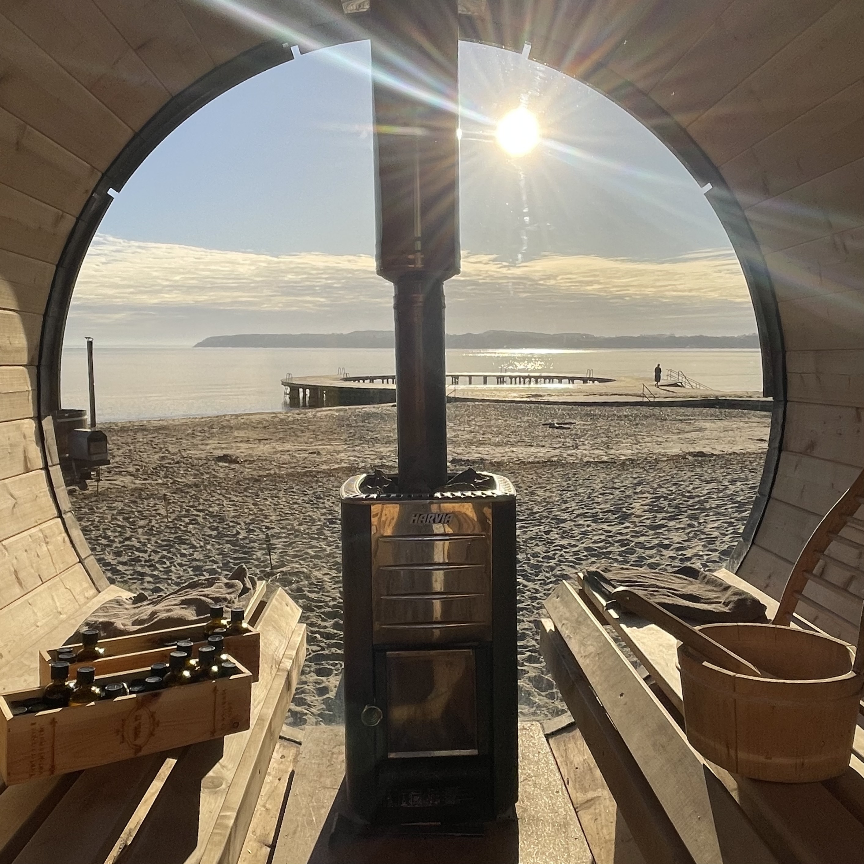 Kroplivende saunaoplevelse ved Østerstrand