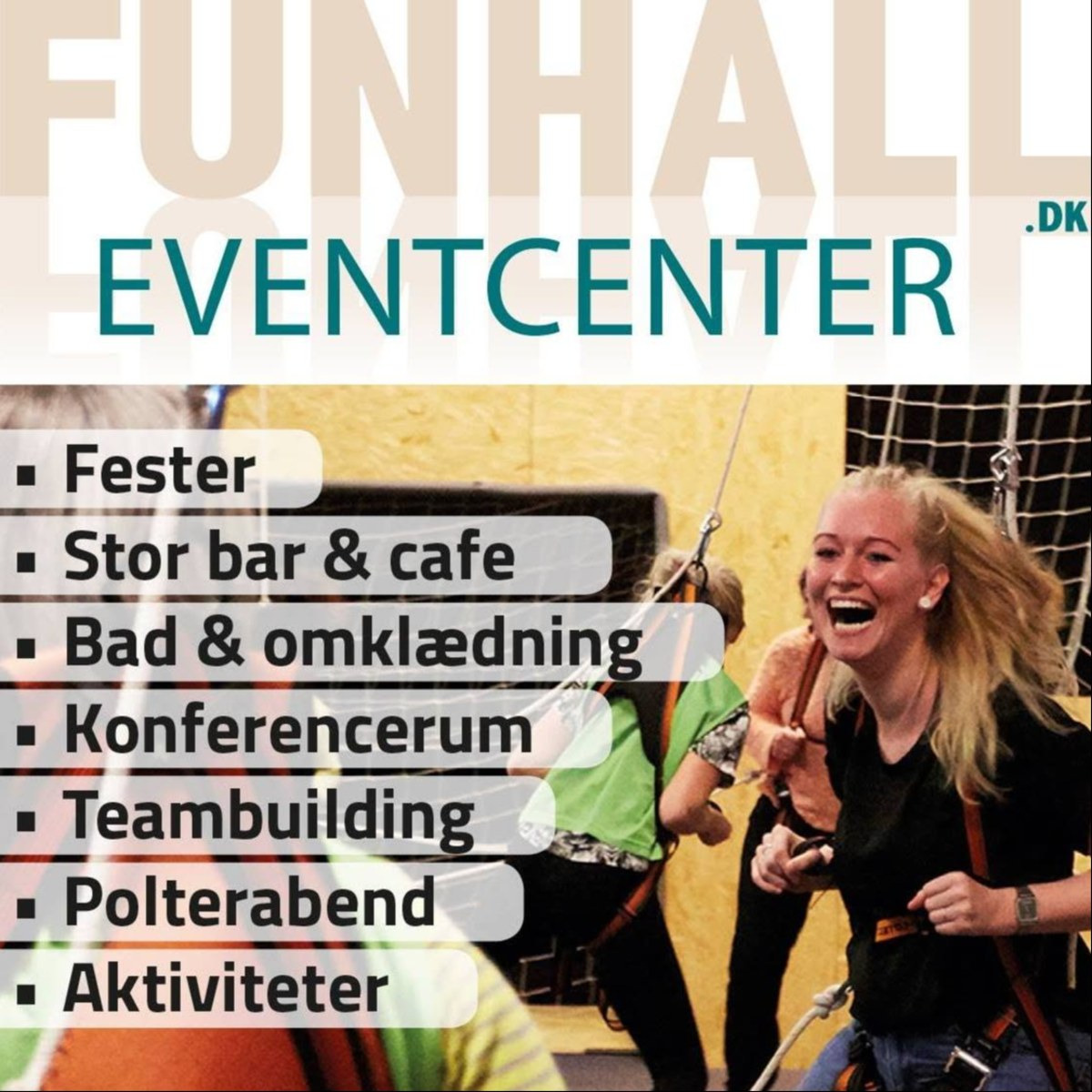 Lene Hviid skræddersyr events i Funhall i Viborg