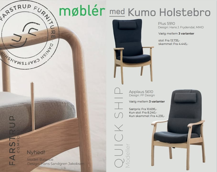 Farstrup fredag hos Møblér Kumo Holstebro den 20. februar