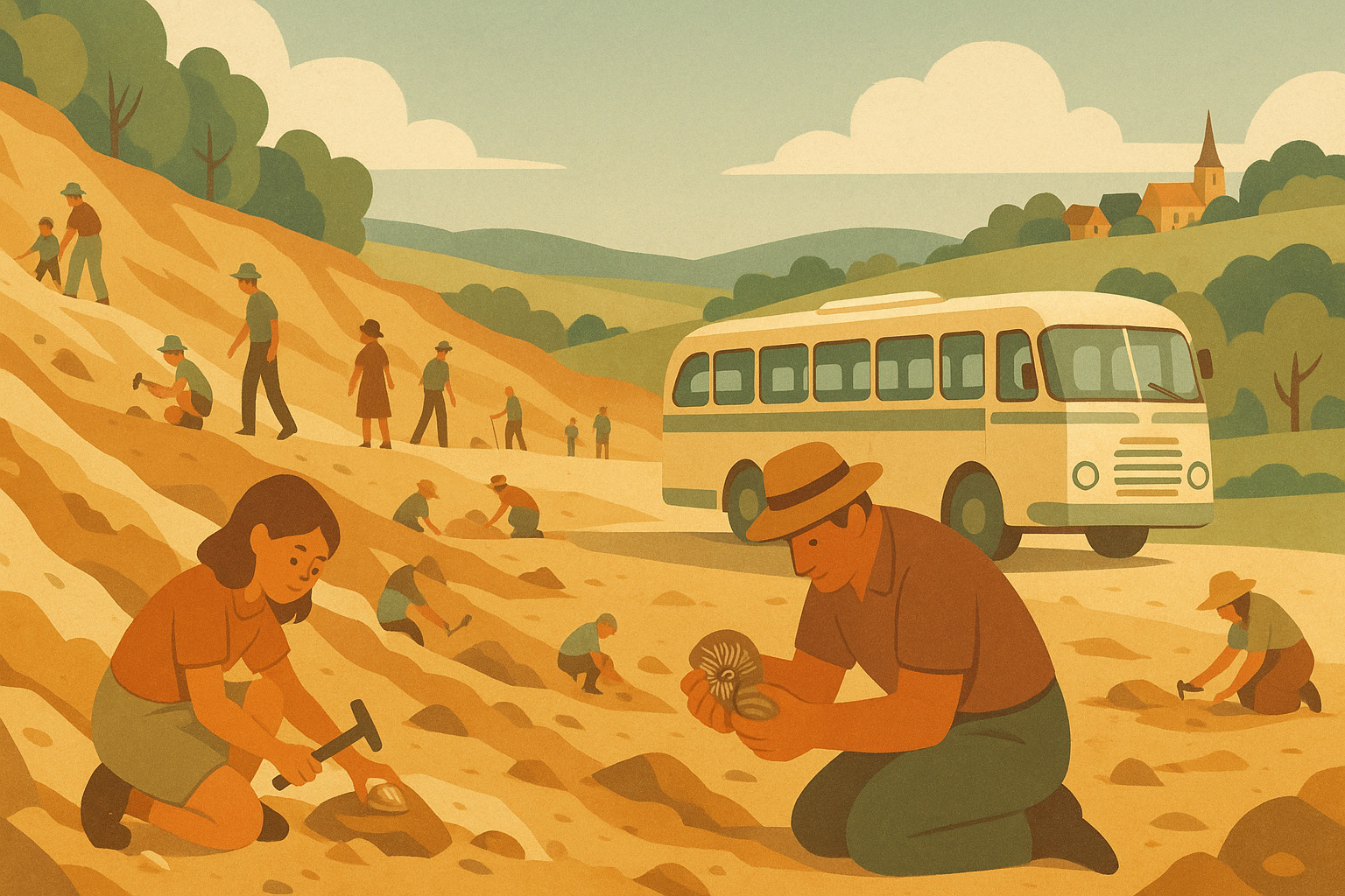 Fossiljagt med Fur Museum i uge 30