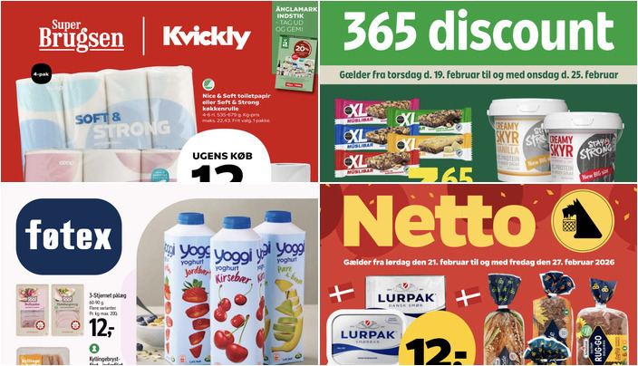 Få Lurpak smør til 12 kr. og dansk ovnklar flæskesteg til 29,90 kr./kg i Vanløse