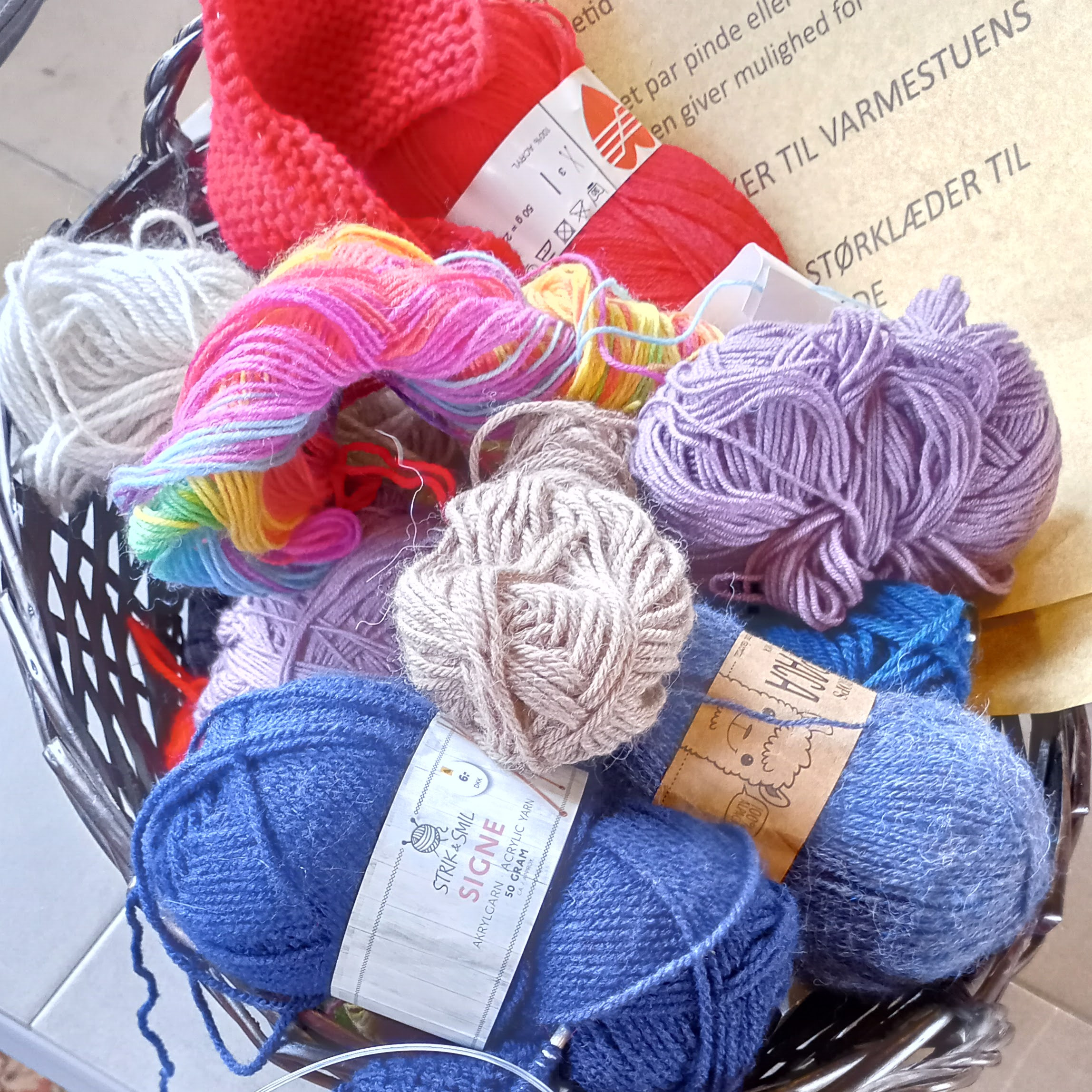 Strikke- og hæklecafé på Folkestedet i Viborg