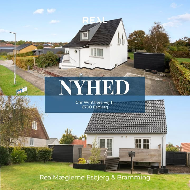 RealMæglerne Esbjerg og Bramming præsenterer indflytningsklar villa i Esbjerg