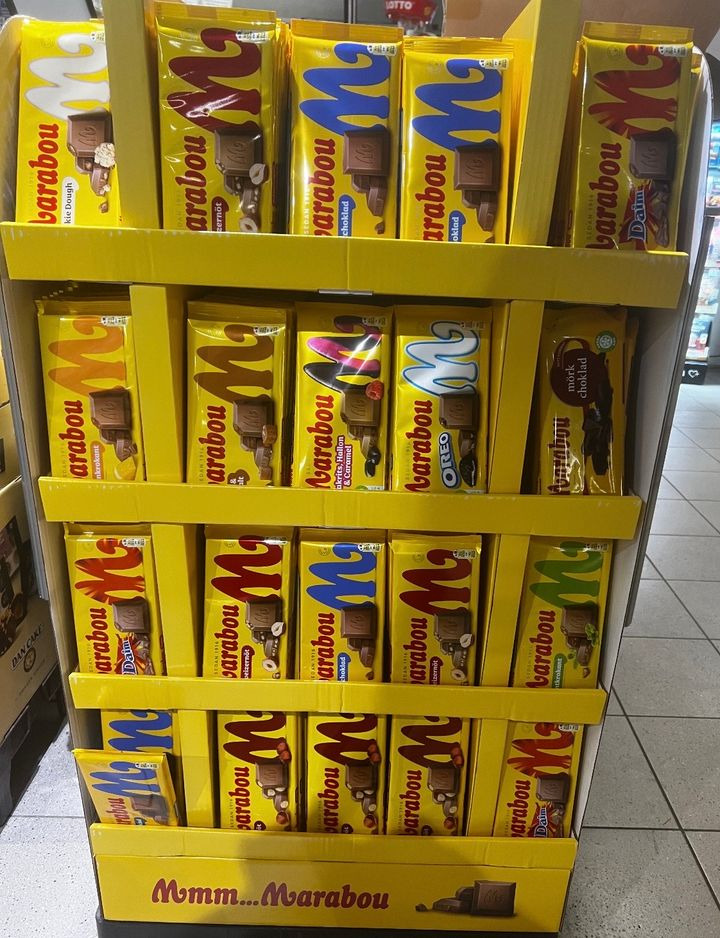 Marabou chokolade på tilbud hos Spar Fårup på fredage