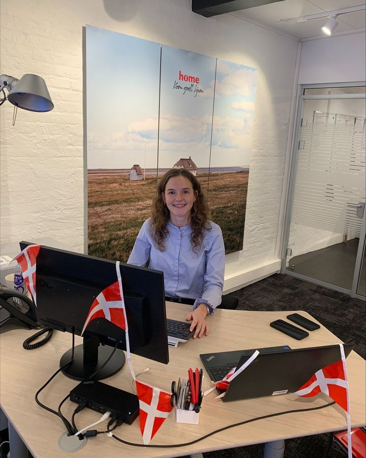 Home Tønder fejrer fødselsdag for deres lærling Didde i dag