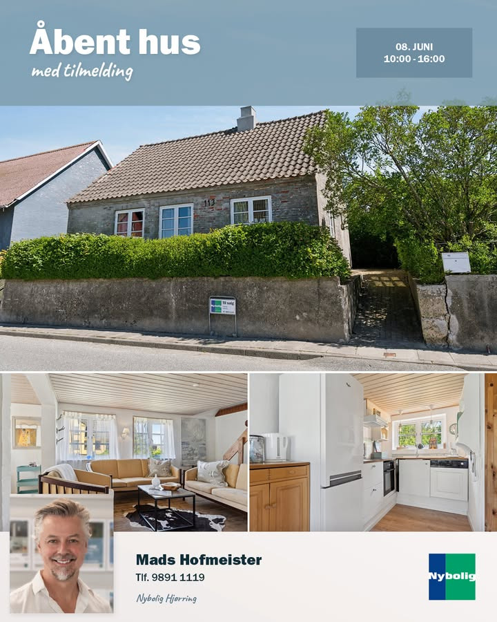 Nybolig Hjørring inviterer til åbent hus på charmerende bolig i Asdal