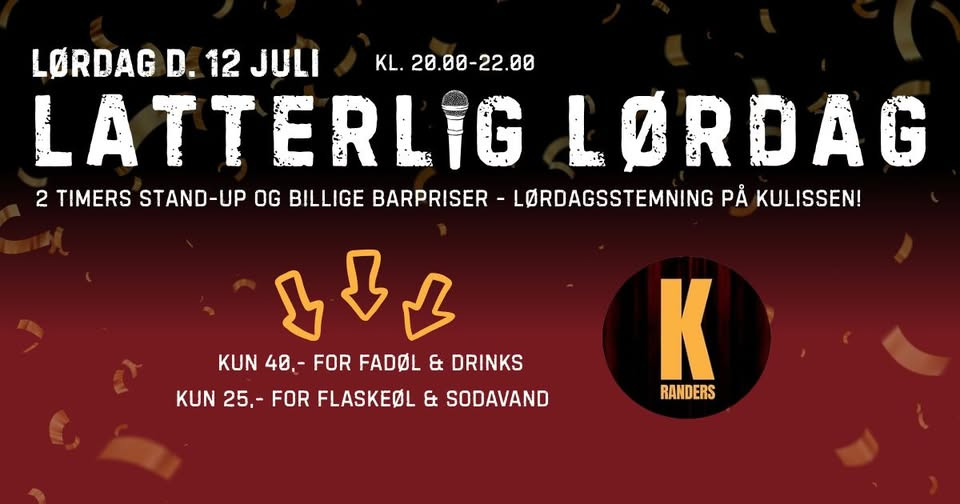 Latterlig Lørdag vender tilbage til Randers