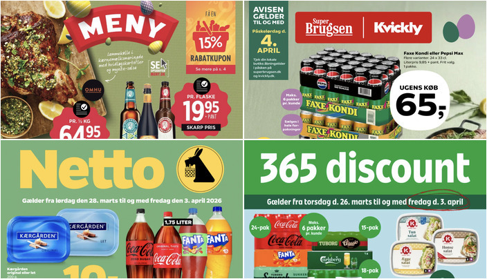 Køb Coca-Cola til kun 59 kr. eller Pink Lady æbler til 20 kr. i Rønne