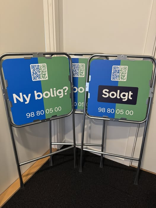 Nybolig Brønderslev & Vrå introducerer nye skilte med QR-koder