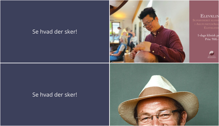 Oplev akupunktur og filosofiske overvejelser i Hovedgård - Hvad sker der i den kommende uge?