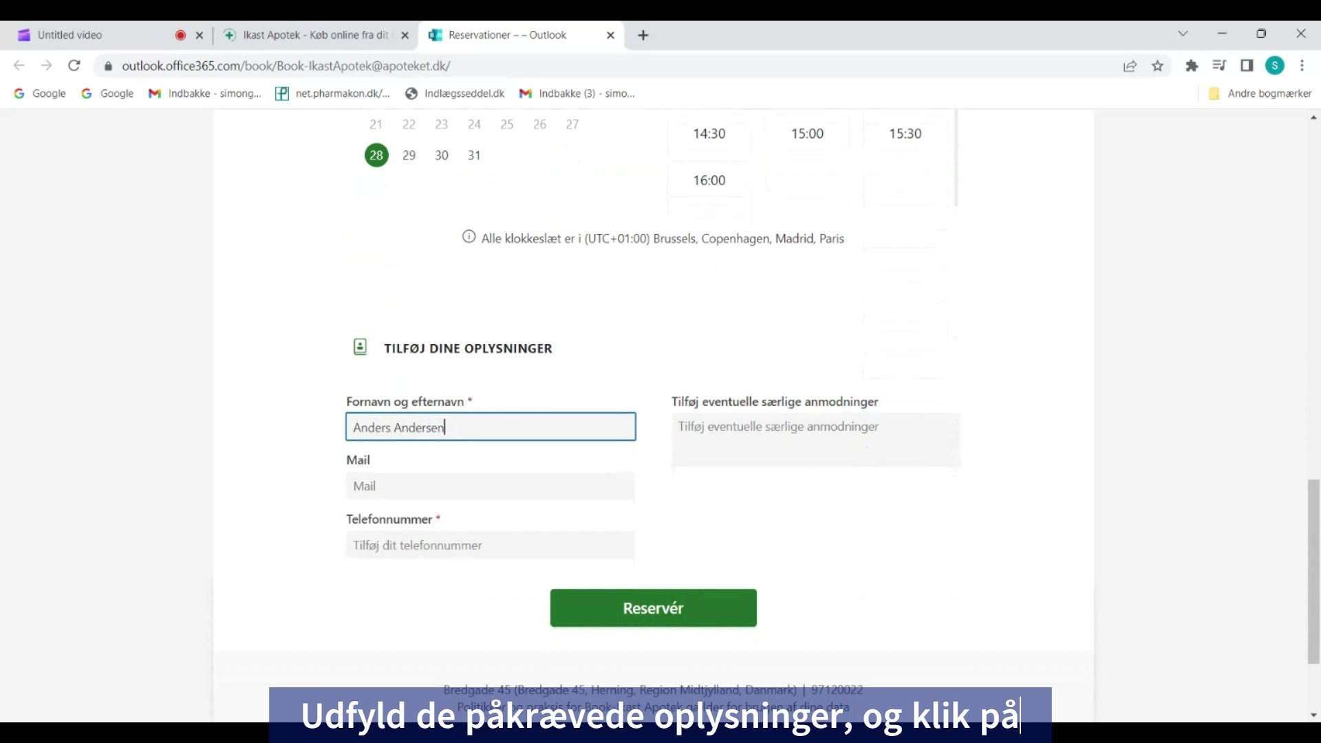 Ikast Apotek lancerer videoguide til nem tidsbestilling for vaccination