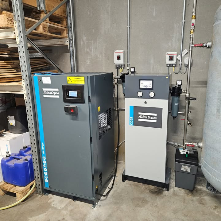 Bonde Maskiner leverer energibesparende kompressoranlæg fra Atlas Copco