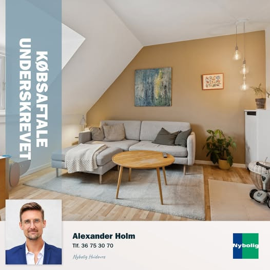 Nybolig Hvidovre - Alexander Holm ApS fejrer underskrevet købsaftale på Bonkesvej i Hvidovre