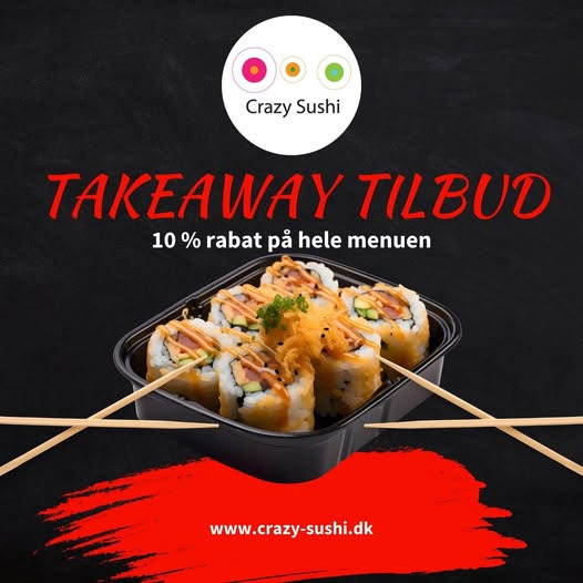 Crazy Sushi opfordrer til at nyde solen med frisklavet sushi