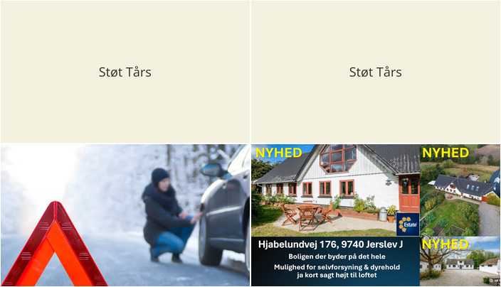 Nyt fra Estate Boligmægleren Tårs, Tårs Forsamlingshus  og Tårs Autoteknik