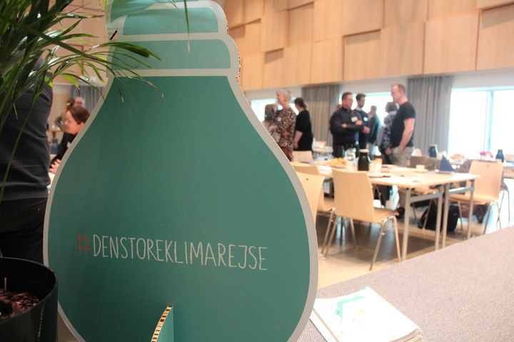 Sammen for klimaet: Mandag formiddag stod i klimaets tegn