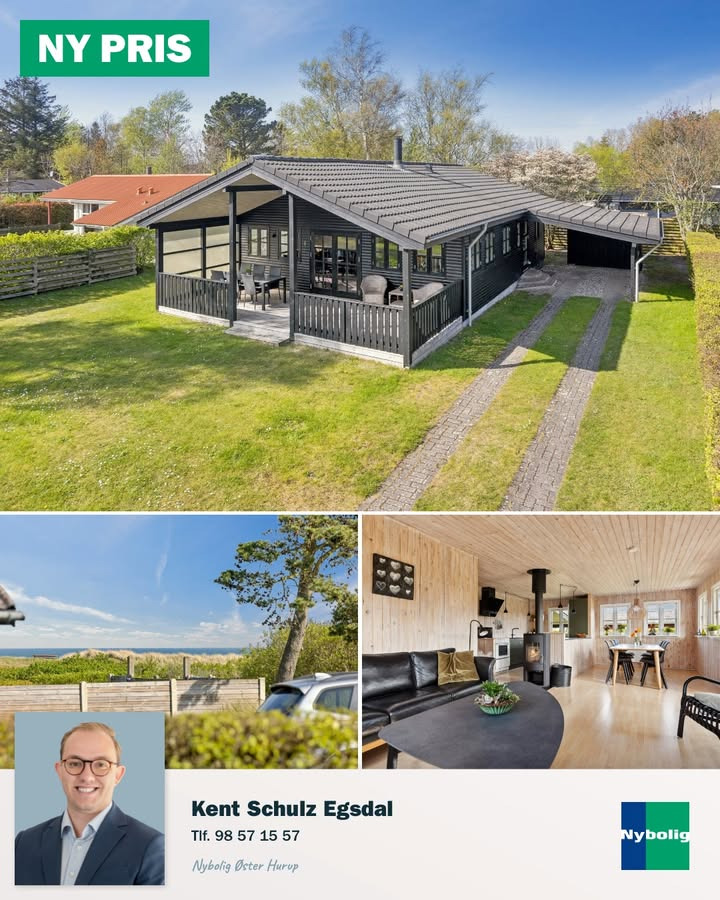 Nybolig Hadsund sænker prisen på idyllisk fritidshus tæt på havet