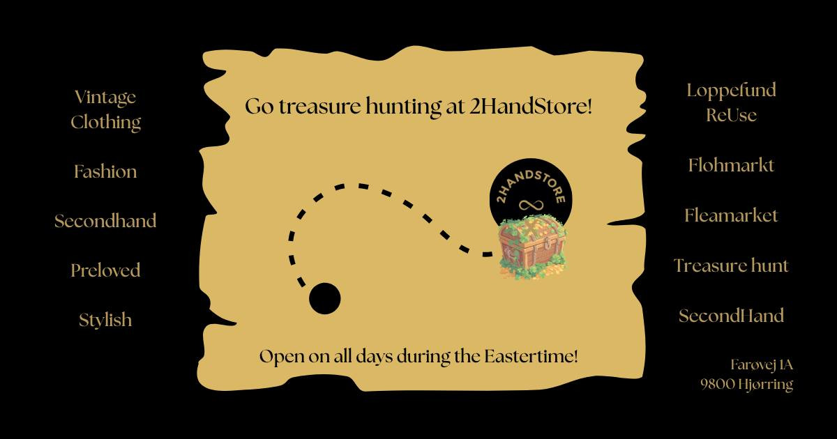 2HandStore inviterer på skattejagt i påskeferien i Hjørring