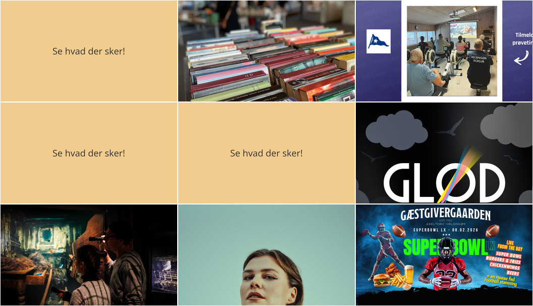 Weekend i Helsingør: Bogsalg, eRoning, lyskunst og Super Bowl