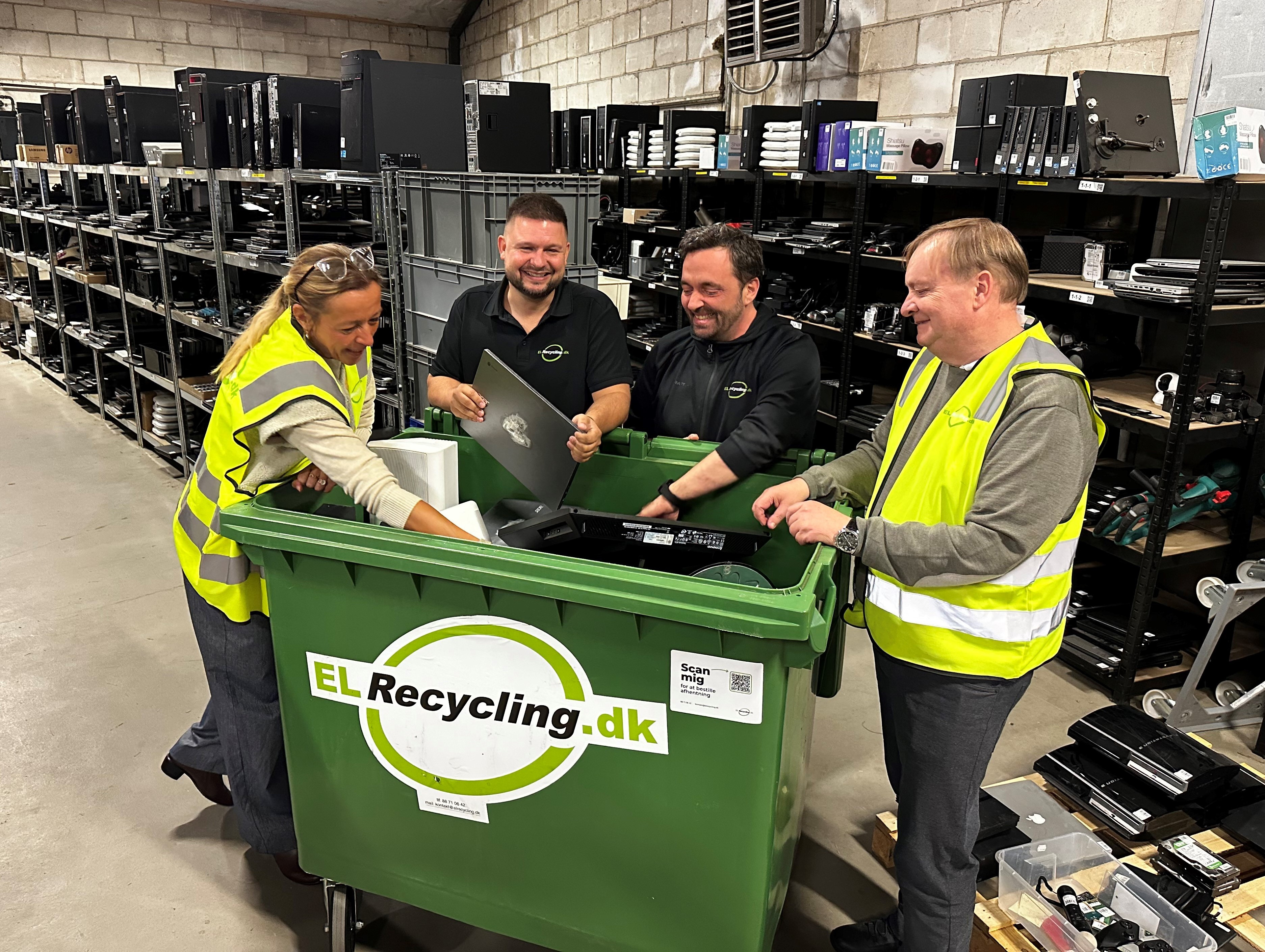 Elektronikaffald bliver fortid i Randers Kommune