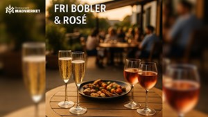 Oplev sommerstemning på Madværkets smukke terrasse