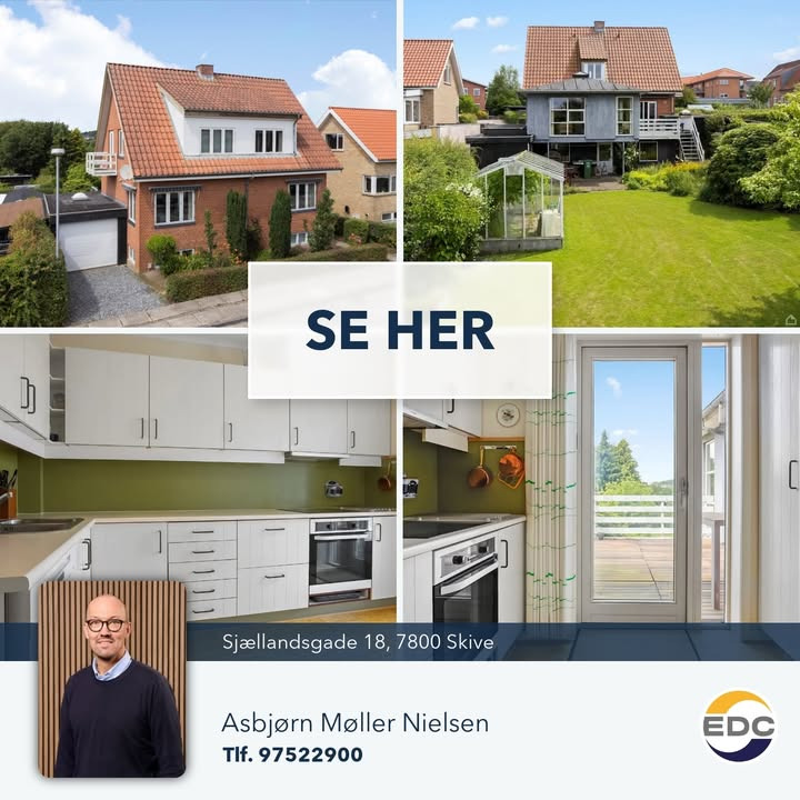 EDC Skive I/S præsenterer charmerende byvilla i Skive med digital fremvisning