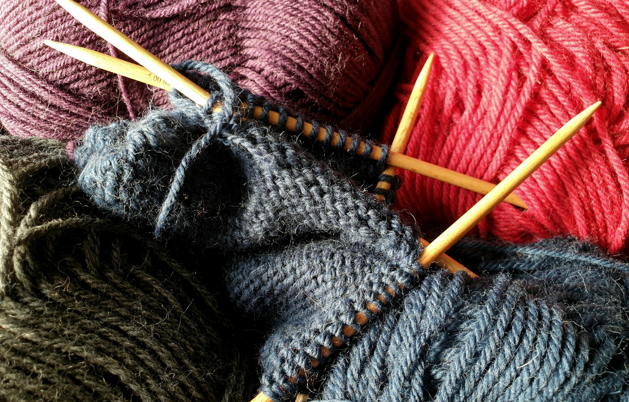 Strikkehygge på Risskov Bibliotek