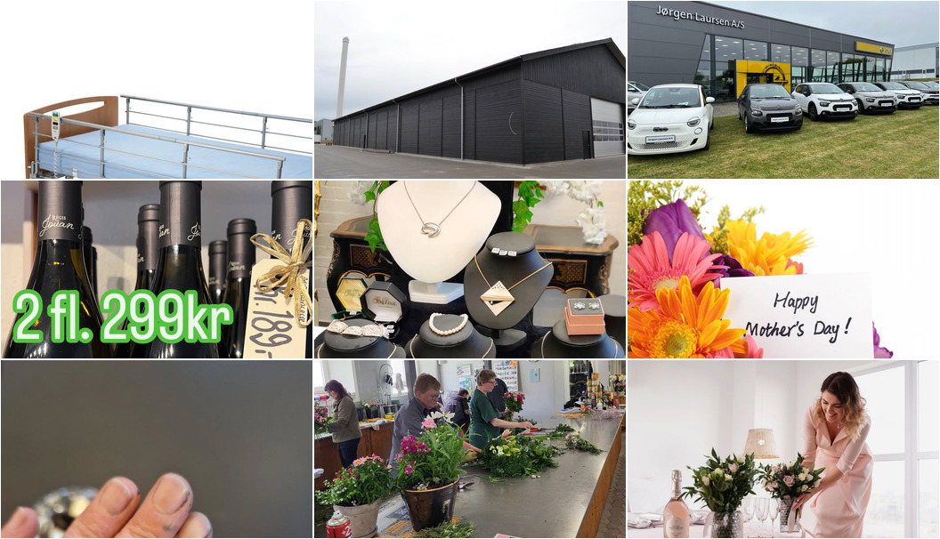 Nyt fra Den gode vino, HV Care Hjælpemidler, Asmild Plantecenter ApS og 7 andre