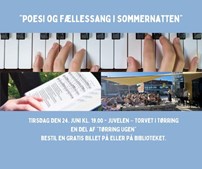 Syng med under åben himmel på Tørring Folkebibliotek
