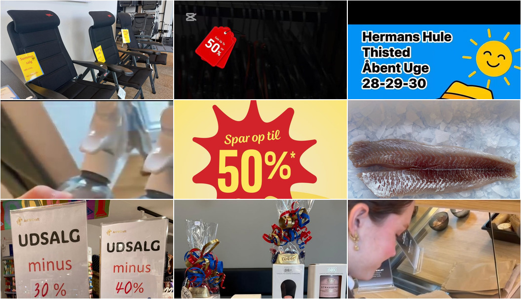 Nyt fra RenThy Naturligvis, SKOUSEN Thisted, REMA 1000 Nykøbing Mors og 9 andre