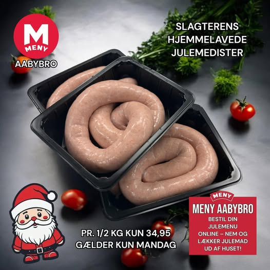 Meny Aabybro frister med frisklavet julemedister til efterårsmaden