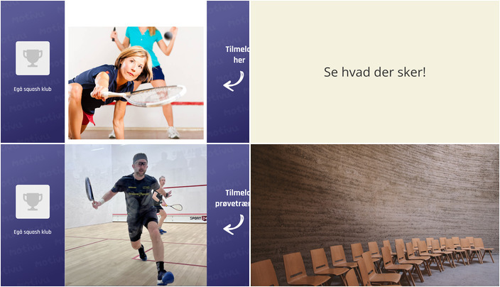 Aktiviteter i Egå: Squashtræning og Kulturforedrag