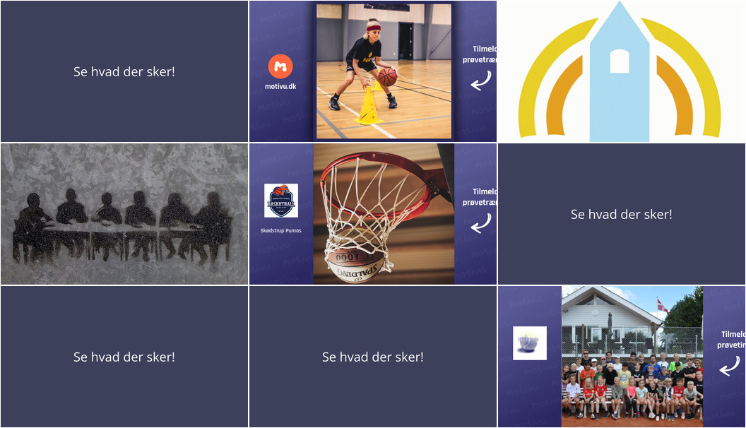Ugen i Skødstrup: Basketball, minikonfirmand, pigekor og tennistræning