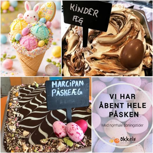Okkels præsenterer ny påskeinspireret is specialitet