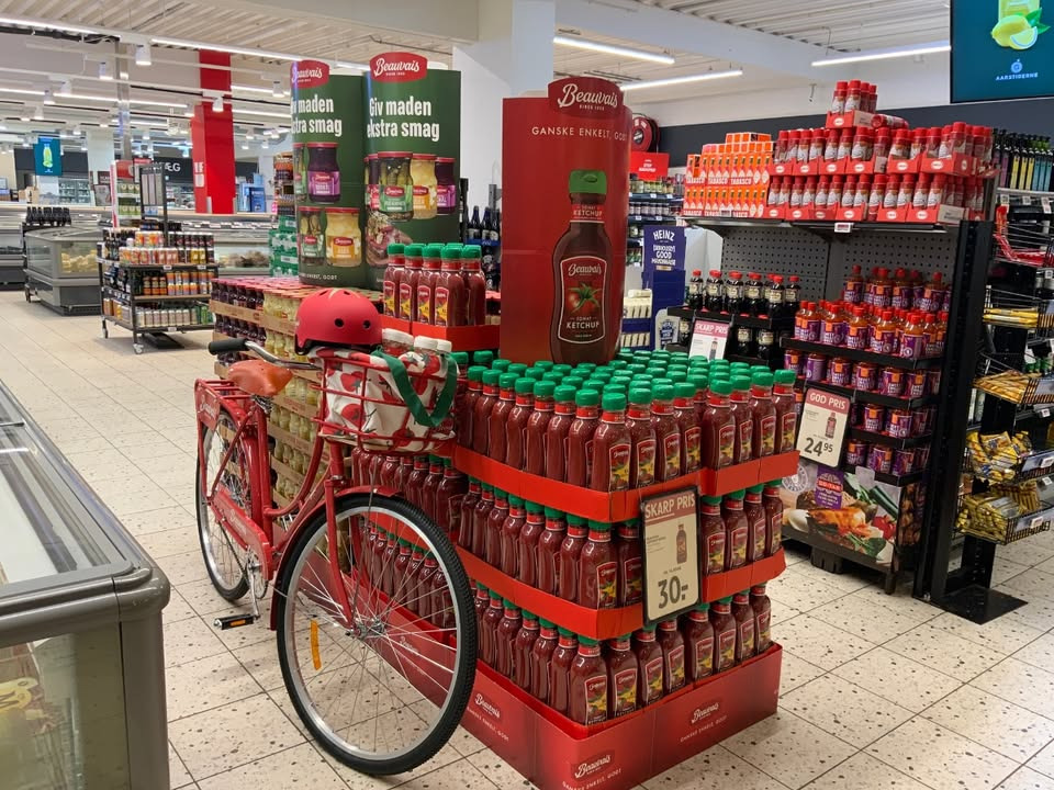 MENY Randers afholder konkurrence om en Beauvais cykel med tilbehør og ketchup