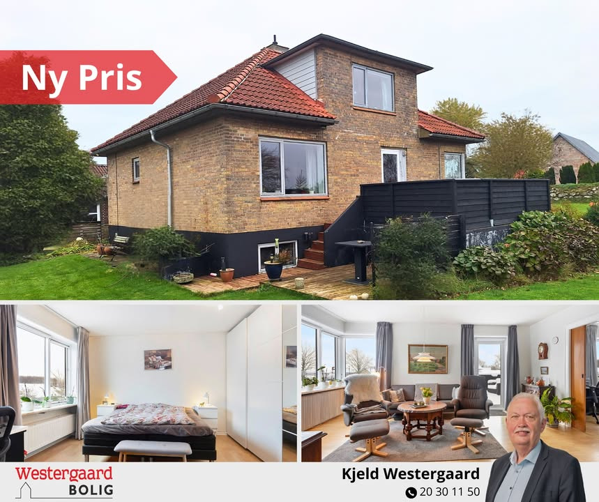 Westergaard Bolig præsenterer prisreduceret bungalow i Serritslev 